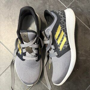 Adidas Edge Lux 3 Gray Leopard Print Sneakers